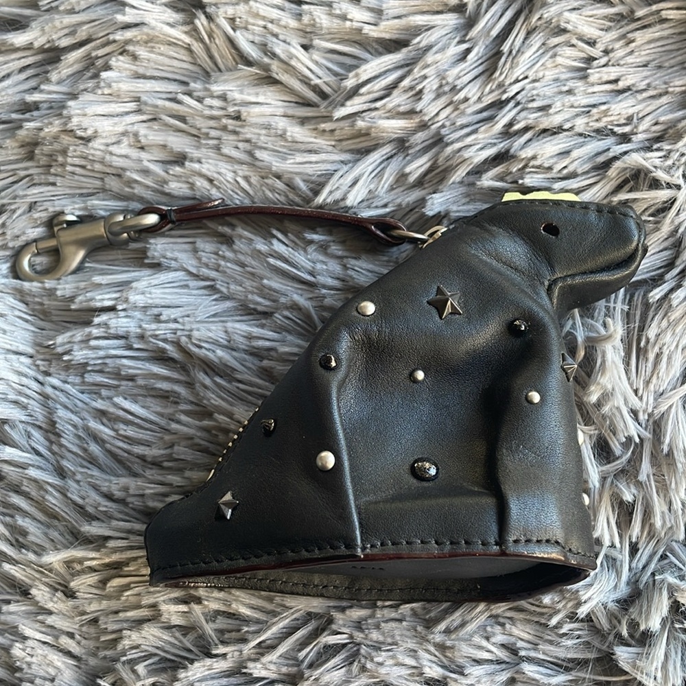 Coach ‘Space Rexy’ Leather Coin Purse/Pouch - Picture 5 of 15